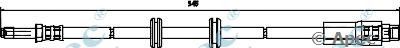 APEC BRAKING hos3484 -  Тормозной шланг